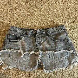 One teaspoon black star jean shorts